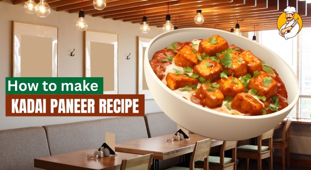 Kadai paneer recipe